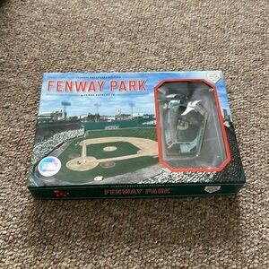 Fenway Park mini model with book